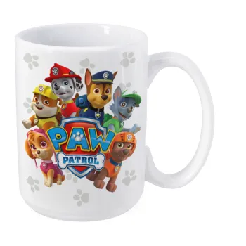 PAW patrol, τα κουτάβια, Κούπα Mega, κεραμική, 450ml
