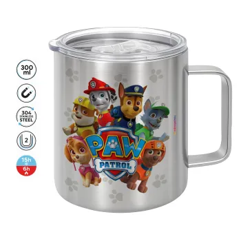 PAW patrol, τα κουτάβια, Κούπα Ανοξείδωτη διπλού τοιχώματος 300ml