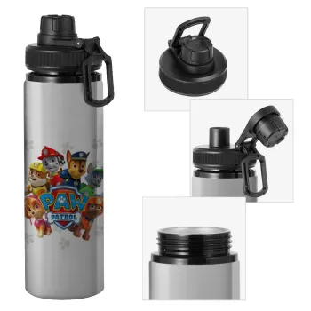 PAW patrol, Metallic water bottle with safety cap, 850ml aluminum