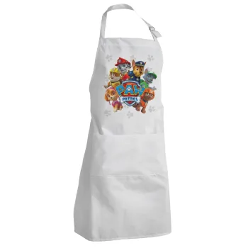 PAW patrol, Adult Chef Apron (with sliders and 2 pockets)
