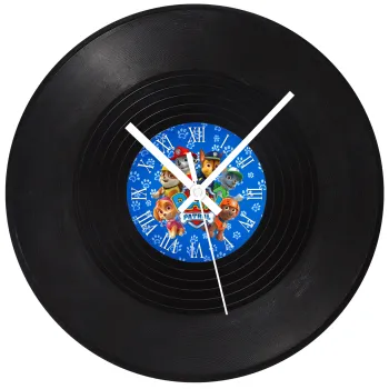 PAW patrol, τα κουτάβια, Ρολόι τοίχου Βινύλιο (30cm)