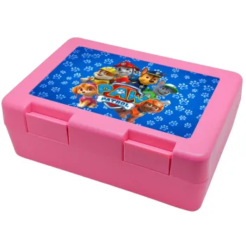 PAW patrol, Children's cookie container PINK 185x128x65mm (BPA free plastic)