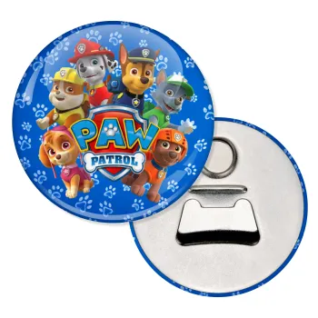 PAW patrol, Μαγνητάκι και ανοιχτήρι μπύρας στρογγυλό διάστασης 5,9cm