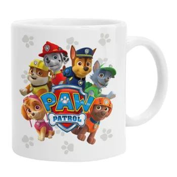 PAW patrol, τα κουτάβια, Κούπα, κεραμική, 330ml