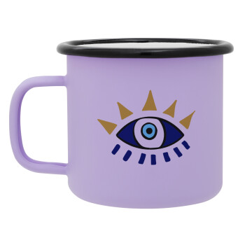 Μάτι, Κούπα Μεταλλική εμαγιέ ΜΑΤ Light Pastel Purple 360ml