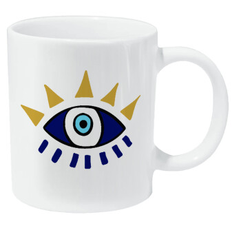 blue evil eye, Κούπα Giga, κεραμική, 590ml