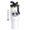 Mega Tumbler με καπάκι, διπλού τοιχώματος (θερμό) 1,2L