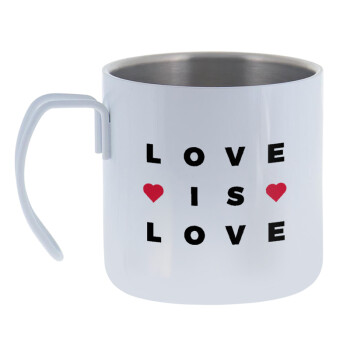 Love is Love, Mug Stainless steel double wall 400ml