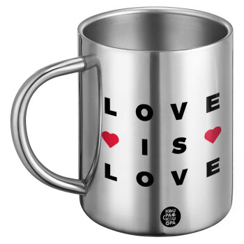 Love is Love, BIG Mug Stainless steel double wall (450ml)