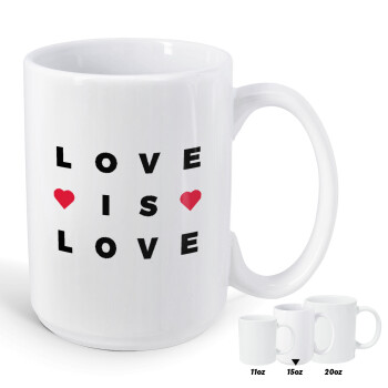 Love is Love, Κούπα Mega, κεραμική, 450ml