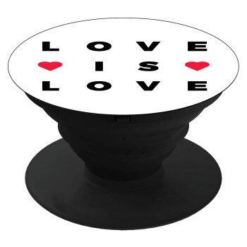 Love is Love, Phone Holders Stand  Black Hand-held Mobile Phone Holder