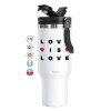 Mega Stainless steel Tumbler with lid, double wall 1,2L
