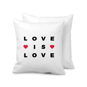 Love is Love, Sofa cushion 40x40cm includes filling