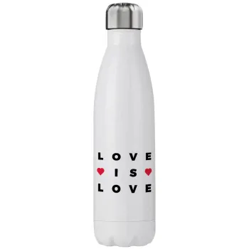 Love is Love, Stainless steel, double-walled, 750ml
