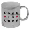 Mug ceramic marble style, 330ml