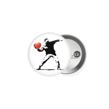 Banksy (The heart thrower), Κονκάρδα παραμάνα 5cm