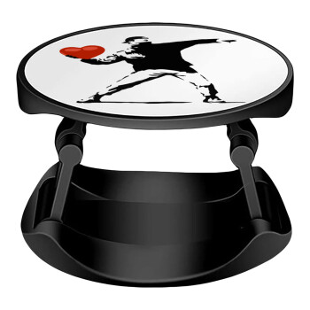 Banksy (The heart thrower), Phone Holders Stand  Stand Hand-held Mobile Phone Holder