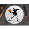  Banksy (The heart thrower)