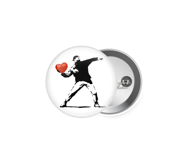 Banksy (The heart thrower) — 1
