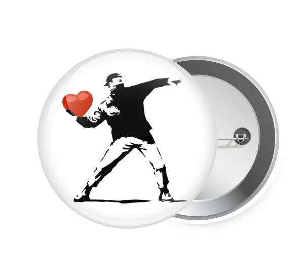 Banksy (The heart thrower) — 1