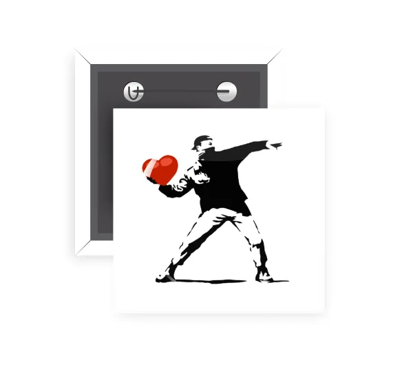 Banksy (The heart thrower) — 1