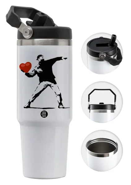 Banksy (The heart thrower) — 1