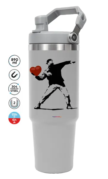 Banksy (The heart thrower) — 1