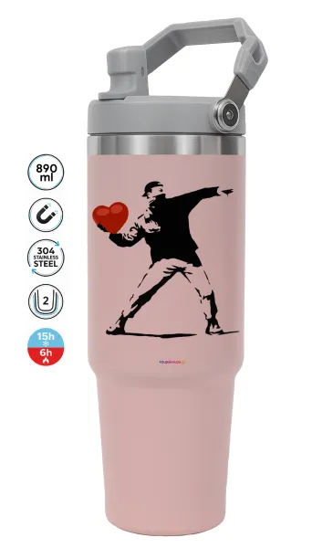 Banksy (The heart thrower) — 1