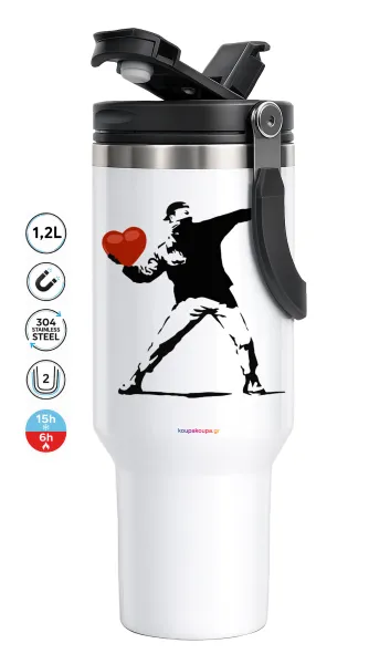 Banksy (The heart thrower) — 1