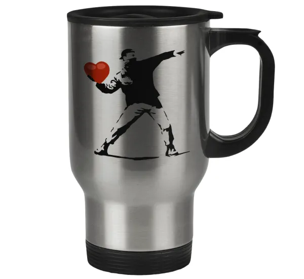 Banksy (The heart thrower) — 1
