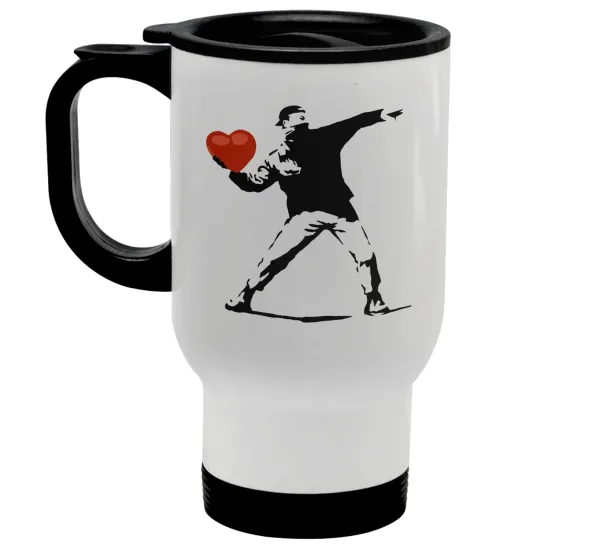 Banksy (The heart thrower) — 1
