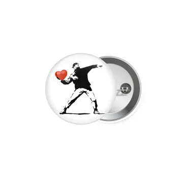 Banksy (The heart thrower), Κονκάρδα παραμάνα 5cm