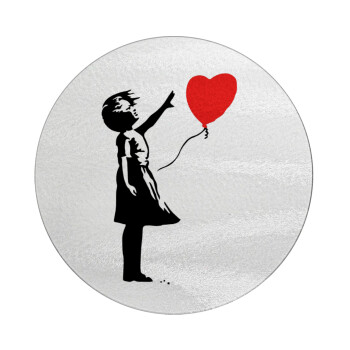 Banksy (Hope), Επιφάνεια κοπής γυάλινη στρογγυλή (30cm)