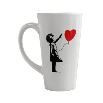 Banksy (Hope), Κούπα κωνική Latte Μεγάλη, κεραμική, 450ml