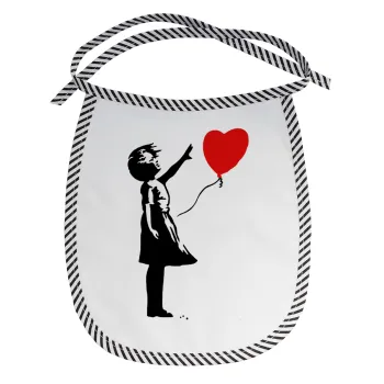 Banksy (Hope), Σαλιάρα μωρού αλέκιαστη με κορδόνι Μαύρη