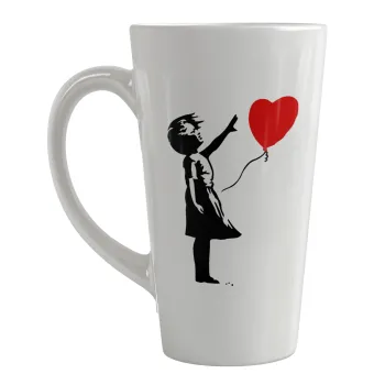 Banksy (Hope), Κούπα κωνική Latte Μεγάλη, κεραμική, 450ml