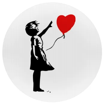 Banksy (Hope), Mousepad Στρογγυλό 20cm