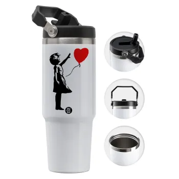Banksy (Hope), Θερμός Ανοξείδωτο 30oz με χερούλι
