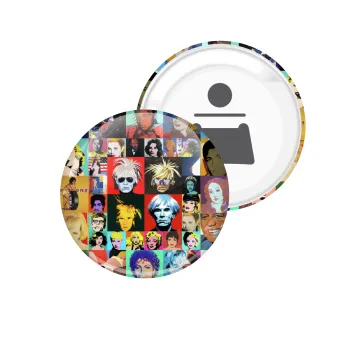 Warhol pop art, Μαγνητάκι και ανοιχτήρι μπύρας στρογγυλό διάστασης 5,9cm