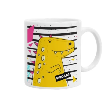 t-rex , Ceramic coffee mug, 330ml
