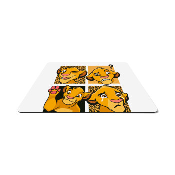 Simba, lion king, Mousepad rect 27x19cm