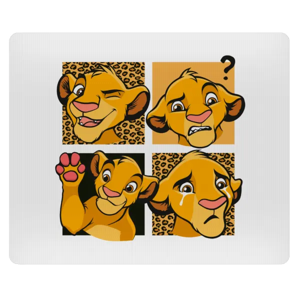 Σίμπα λιοντάρι — Mousepad ορθογώνιο 23x19cm
