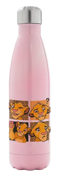 Σίμπα λιοντάρι — Metal mug thermos Pink Iridiscent (Stainless steel), double wall, 500ml