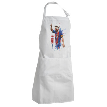 Lionel Messi, Adult Chef Apron (with sliders and 2 pockets)