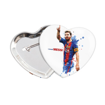 Lionel Messi, Κονκάρδα παραμάνα καρδιά (57x52mm)