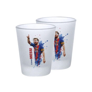 Lionel Messi, Σφηνοπότηρα γυάλινα 45ml του πάγου (2 τεμάχια)