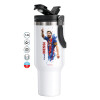 Mega Stainless steel Tumbler with lid, double wall 1,2L
