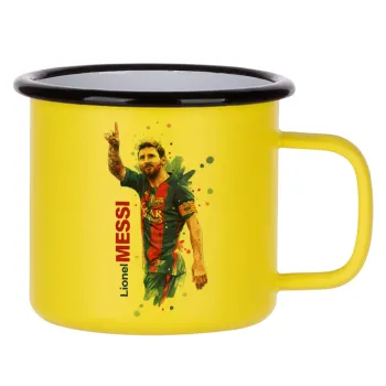 Lionel Messi, Metallic enamel MATT Yellow cup 360ml