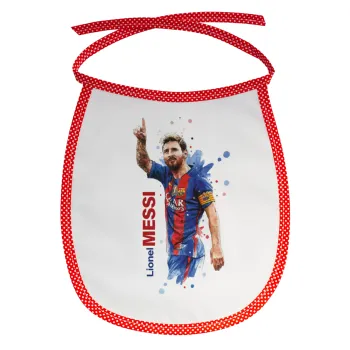 Λιονέλ Μέσι, Σαλιάρα μωρού αλέκιαστη με κορδόνι Κόκκινη