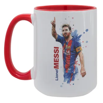 Λιονέλ Μέσι, Κούπα Mega 15oz, κεραμική Κόκκινη, 450ml